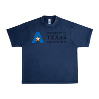 Navy The university of texas at arlington Urban Heavy Tee - linhVisuals