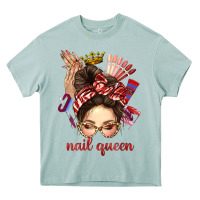 Arona nail queen messy bun with crown bbs Heavy Core Tee - BundleAndBundleShop