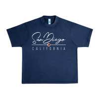 Navy san diego ca sweatshirt Urban Heavy Tee - linhVisuals