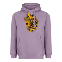 Lavender glitter sunflowers leopard patch Heavyweight Hoodie - RanaPortraitStore