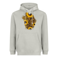 Moon Dust glitter sunflowers leopard patch Heavyweight Hoodie - RanaPortraitStore