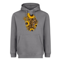 Storm glitter sunflowers leopard patch Heavyweight Hoodie - RanaPortraitStore