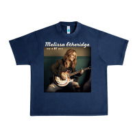 Navy Melissa Etheridge Urban Heavy Tee - linhVisuals