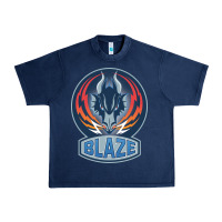 Navy coventry blaze Urban Heavy Tee - linhVisuals