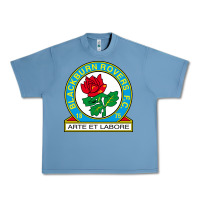 Pebble Blue rovers black burn fc Urban Heavy Tee - linhVisuals