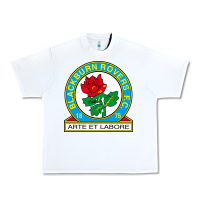 White rovers black burn fc Urban Heavy Tee - linhVisuals