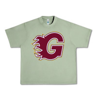 Oil Green guildford flames Urban Heavy Tee - linhVisuals