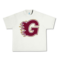 Pistachio guildford flames Urban Heavy Tee - linhVisuals