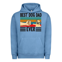 Pigment Pebble Blue Best Dog Dad Ever Urban Hoodie - Bettercallsaul