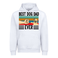 White Best Dog Dad Ever Urban Hoodie - Bettercallsaul