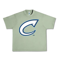 Oil Green columbus clippers Urban Heavy Tee - linhVisuals