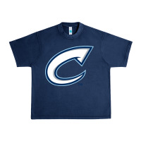Navy columbus clippers Urban Heavy Tee - linhVisuals