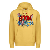 Antique Gold boom bitch 4th of july Premium Hoodie - BarkalooDesign