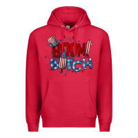 Cardinal boom bitch 4th of july Premium Hoodie - BarkalooDesign