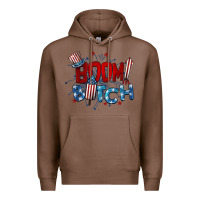 Chestnut boom bitch 4th of july Premium Hoodie - BarkalooDesign