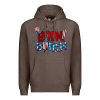 Coffee boom bitch 4th of july Premium Hoodie - BarkalooDesign