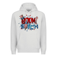 Dove Grey boom bitch 4th of july Premium Hoodie - BarkalooDesign