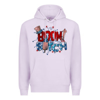 Lilac boom bitch 4th of july Premium Hoodie - BarkalooDesign