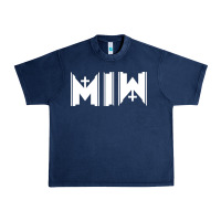 Navy Motionless In White Urban Heavy Tee - linhVisuals