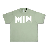 Oil Green Motionless In White Urban Heavy Tee - linhVisuals
