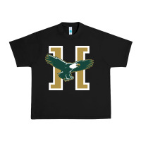 Black husson  eagles Urban Heavy Tee - linhVisuals