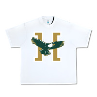 White husson  eagles Urban Heavy Tee - linhVisuals