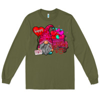 Army Green happy valentines day Long Sleeve Tee - SublimationCraftShop