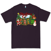 Plum Christmas Crew Premium Tee - FaDigitalArtStudio
