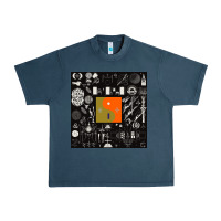 Midnight Navy nice bon -iver symbol Urban Heavy Tee - linhVisuals