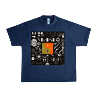 Navy nice bon -iver symbol Urban Heavy Tee - linhVisuals