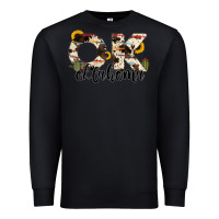 Black oklahoma state cowhide serape cactus Premium Sweatshirt - RanaPortraitStore