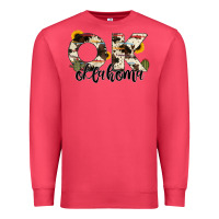 Cardinal oklahoma state cowhide serape cactus Premium Sweatshirt - RanaPortraitStore
