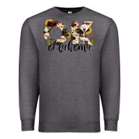 Charcoal Heather oklahoma state cowhide serape cactus Premium Sweatshirt - RanaPortraitStore