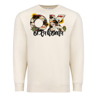 Sandshell oklahoma state cowhide serape cactus Premium Sweatshirt - RanaPortraitStore