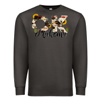 Smoke oklahoma state cowhide serape cactus Premium Sweatshirt - RanaPortraitStore