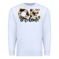 White oklahoma state cowhide serape cactus Premium Sweatshirt - RanaPortraitStore