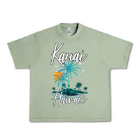 Oil Green family vacation retro sunset hawaii kauai t shirt Urban Heavy Tee - linhVisuals