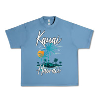 Pebble Blue family vacation retro sunset hawaii kauai t shirt Urban Heavy Tee - linhVisuals