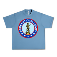 Pebble Blue army national guard Urban Heavy Tee - linhVisuals