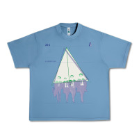 Pebble Blue Alt-j Urban Heavy Tee - linhVisuals