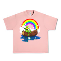 Salmon the rainbow connection Urban Heavy Tee - linhVisuals