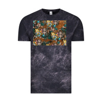 Cloud Black easter pattern Vintage Tee - CowhideDigitalArt