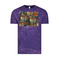 Cloud Purple easter pattern Vintage Tee - CowhideDigitalArt