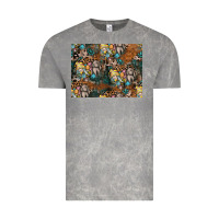 Cloud Rock easter pattern Vintage Tee - CowhideDigitalArt