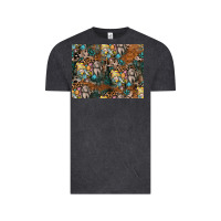 Vintage Black easter pattern Vintage Tee - CowhideDigitalArt