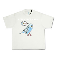 Pistachio parakeet bird biting finger funny i only look calm Urban Heavy Tee - linhVisuals