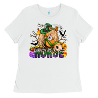 White spooky horse Ladies Tee - CowhideDigitalArt