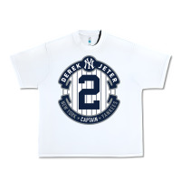 White derek jeter Urban Heavy Tee - linhVisuals