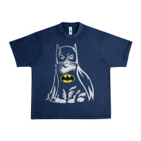 Navy catman tshirt Urban Heavy Tee - linhVisuals