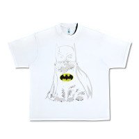 White catman tshirt Urban Heavy Tee - linhVisuals